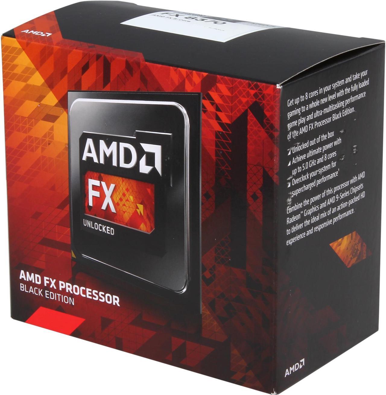 AMD FX-8370 4.0 GHz (4.3 GHz Turbo) Socket AM3+ FD8370FRHKBOX Desktop Processor