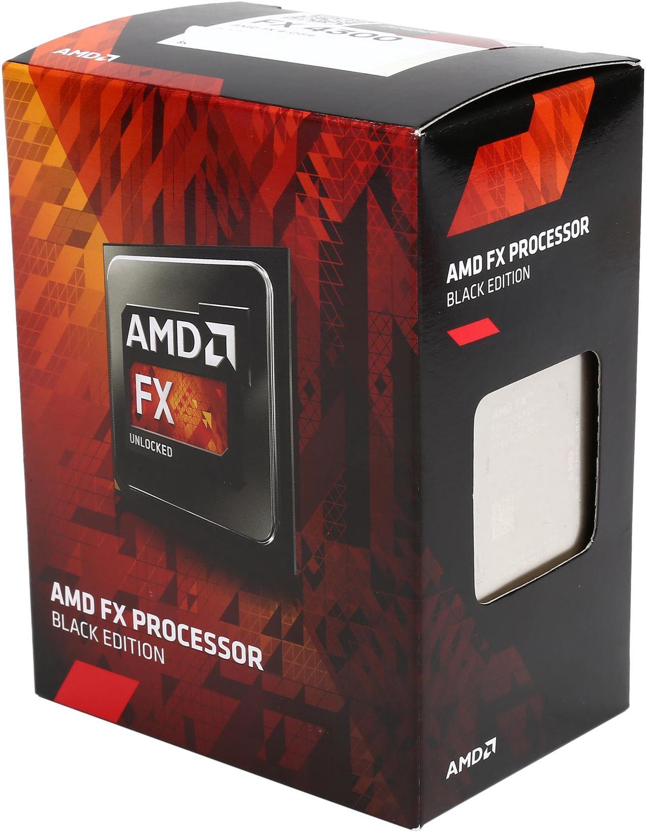 AMD FX-4300 Vishera Quad-Core 3.8GHz (4.0GHz) Socket AM3+ 95W FD4300WMHKBOX Desktop Processor Black Edition- Grade A like new