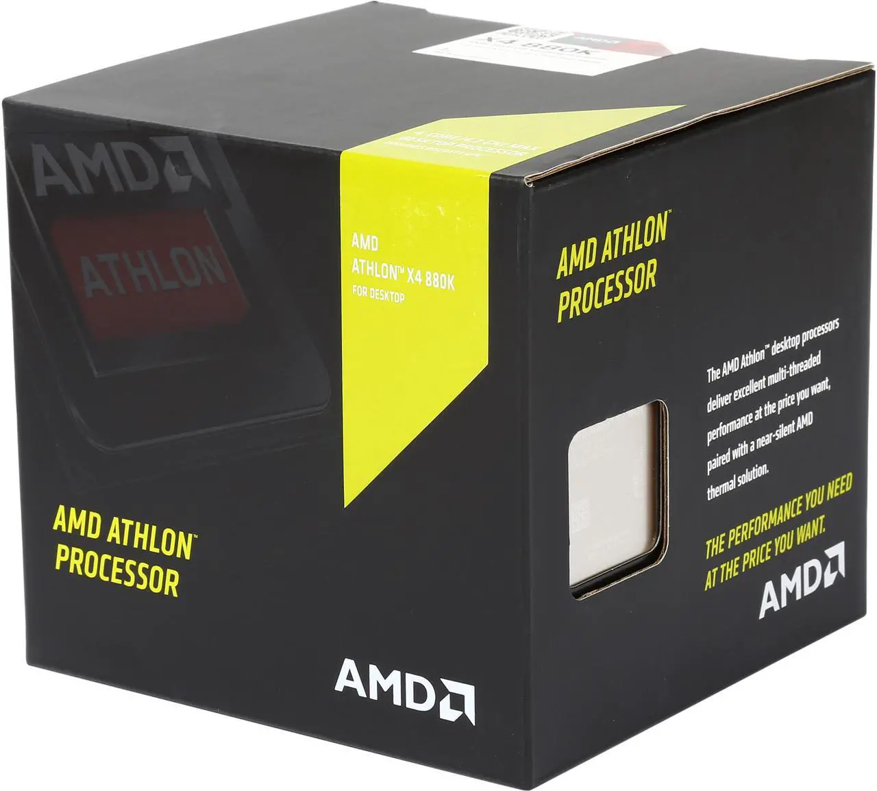 Main image of AMD Athlon X4 880k with AMD Quiet Cooler Quad-Core Socket FM2+ 95W AD880KXBJCSBX Desktop Processor