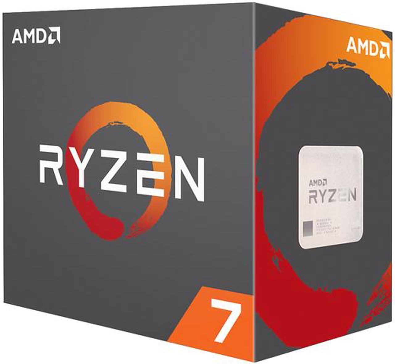 Main image of AMD Ryzen 7 1st Gen - RYZEN 7 1700X Summit Ridge (Zen) 8-Core 3.4 GHz (3.8 GHz Turbo) Socket AM4 95W YD170XBCAEWOF Desktop Processor