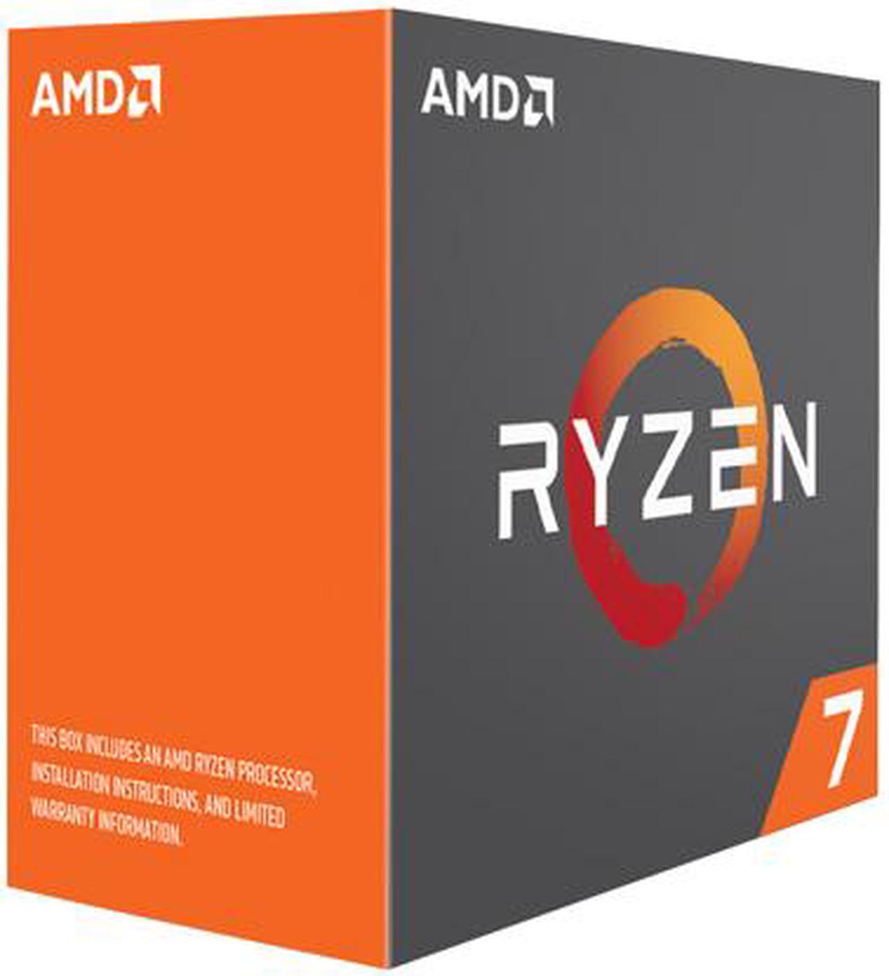 Alt view image 2 of 3 - AMD Ryzen 7 1st Gen - RYZEN 7 1700X Summit Ridge (Zen) 8-Core 3.4 GHz (3.8 GHz Turbo) Socket AM4 95W YD170XBCAEWOF Desktop Processor