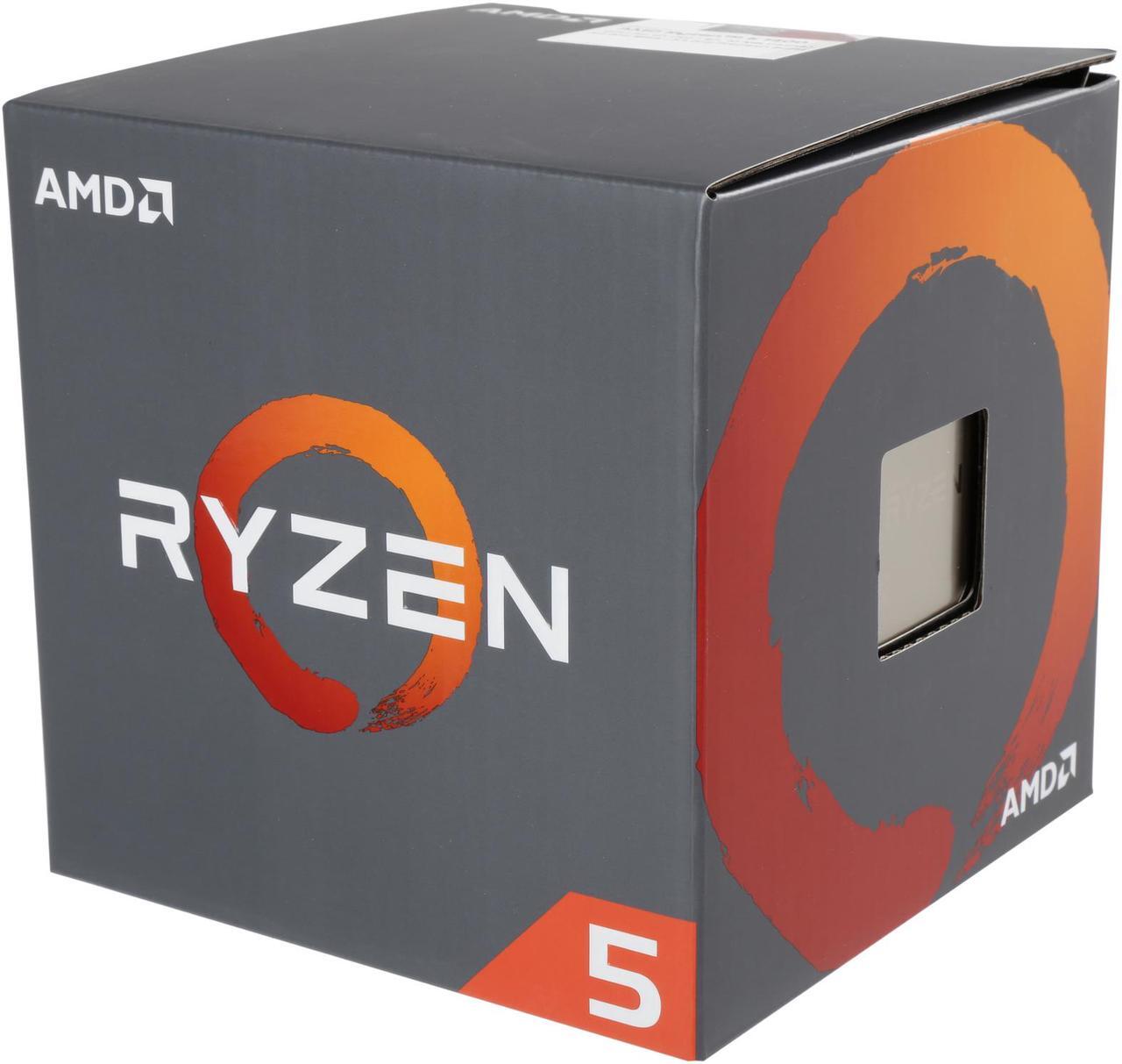 Main image of AMD Ryzen 5 1st Gen - RYZEN 5 1400 Summit Ridge (Zen) 4-Core 3.2 GHz (3.4 GHz Turbo) Socket AM4 65W YD1400BBAEBOX Desktop Processor