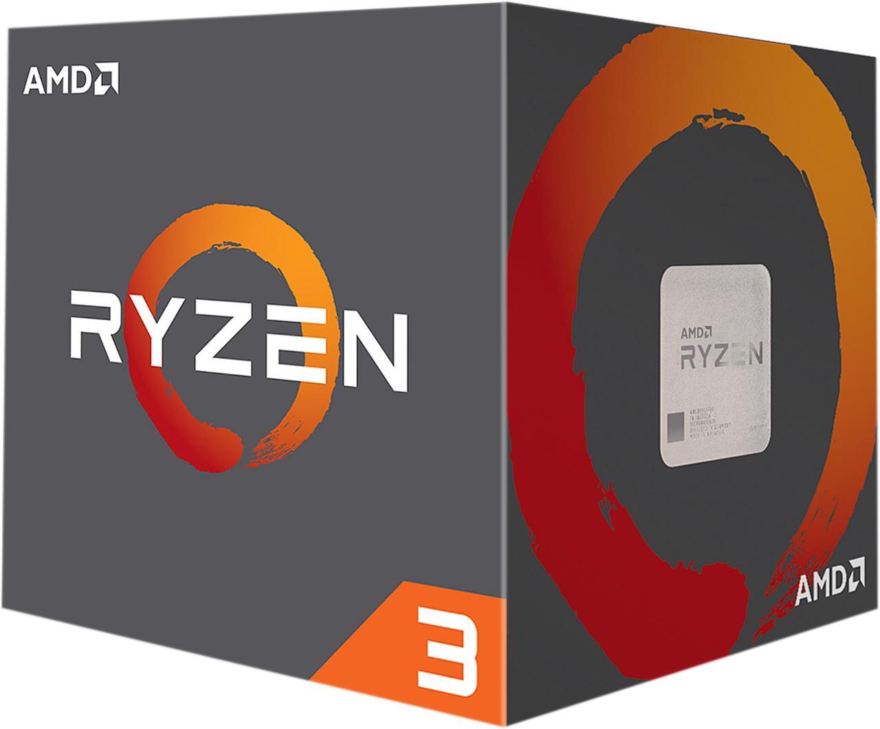 Main image of AMD Ryzen 3 1st Gen - RYZEN 3 1300X Summit Ridge (Zen) 4-Core 3.5 GHz (3.7 GHz Turbo) Socket AM4 65W YD130XBBAEBOX Desktop Processor