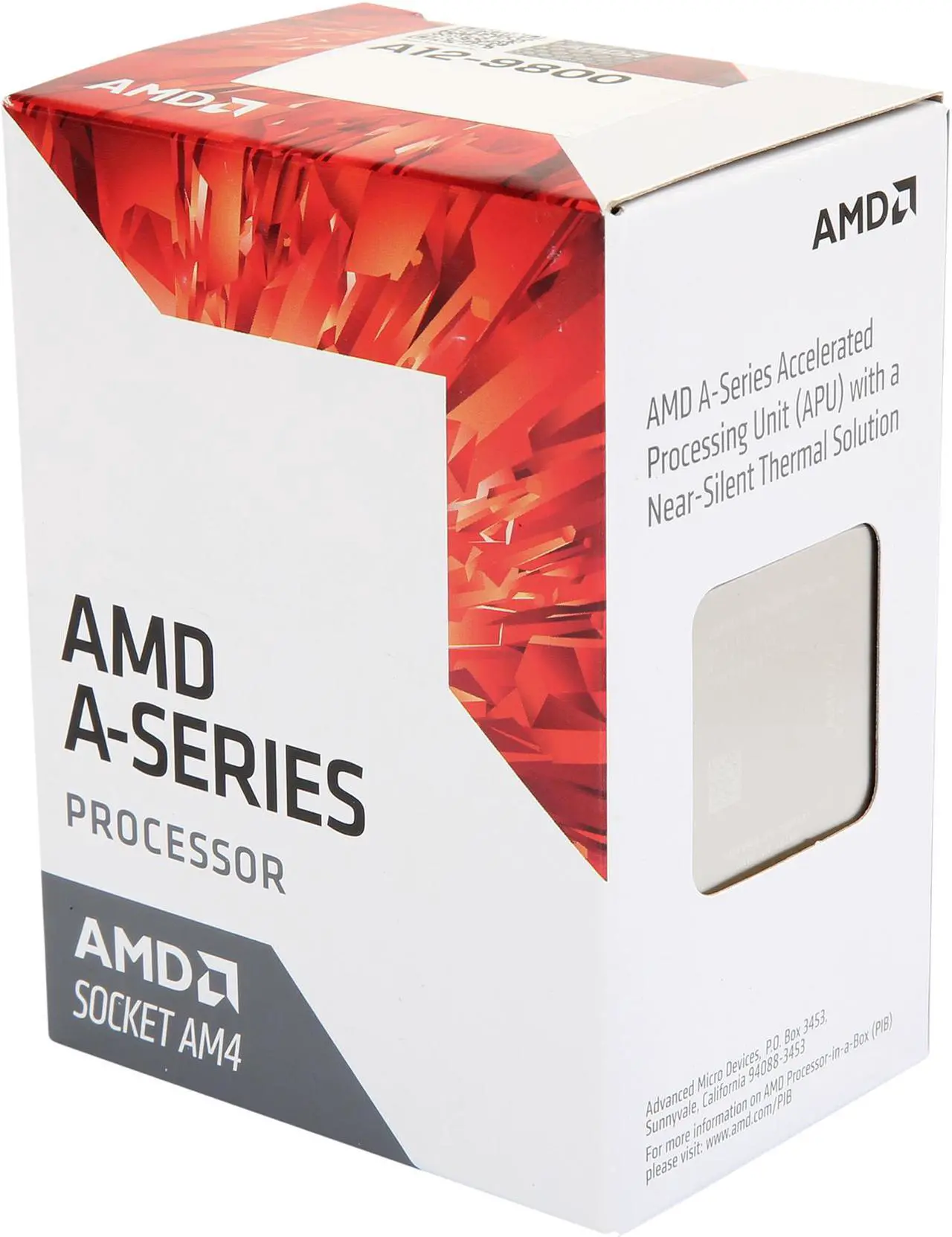 Main image of AMD A12-9800 Bristol Ridge Quad-Core 3.8 GHz Socket AM4 65W AD9800AUABBOX Desktop Processor Radeon R7