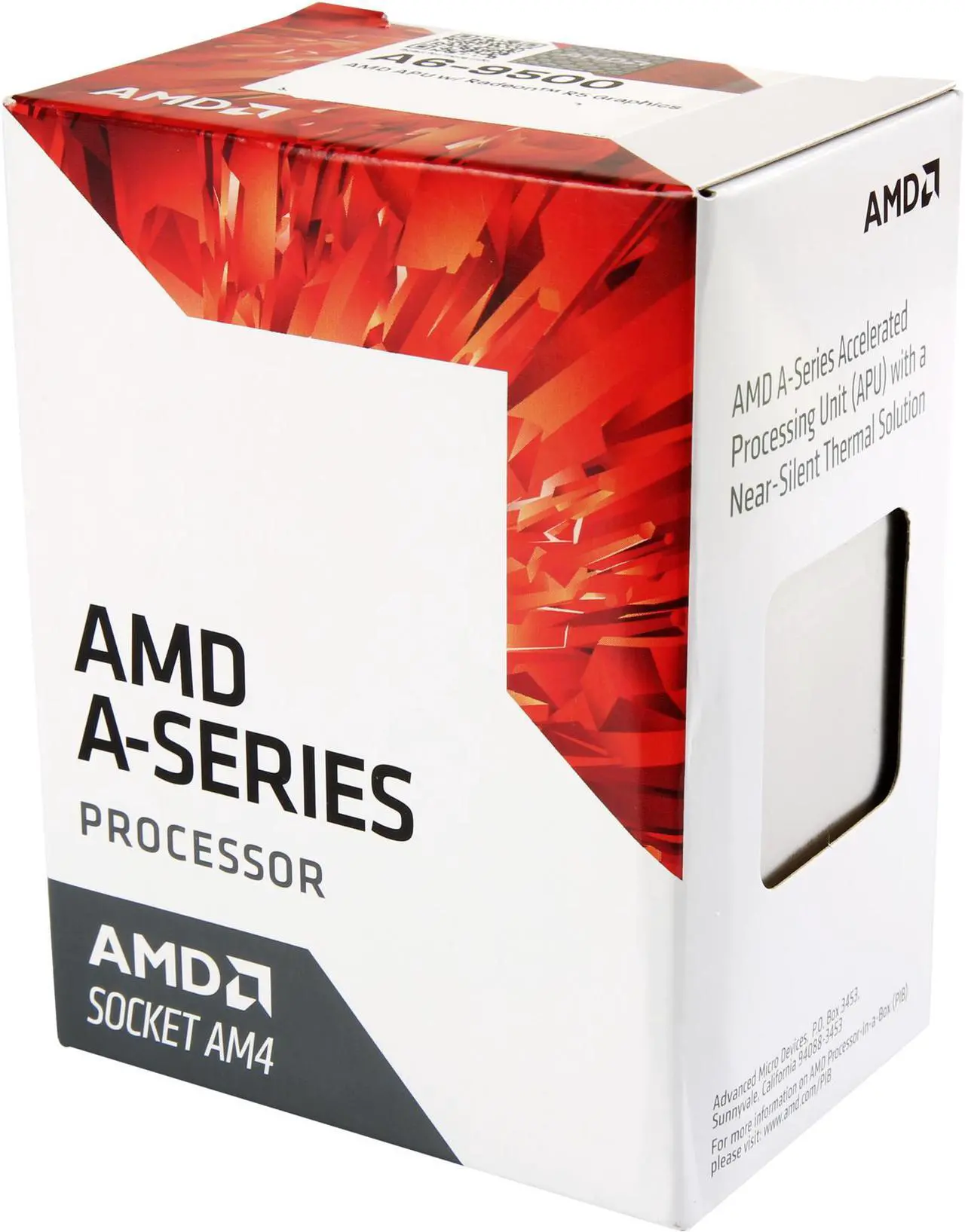 Main image of AMD A6-9500 Dual-Core 3.5 GHz Socket AM4 65W AD9500AGABBOX Desktop Processor Radeon R5