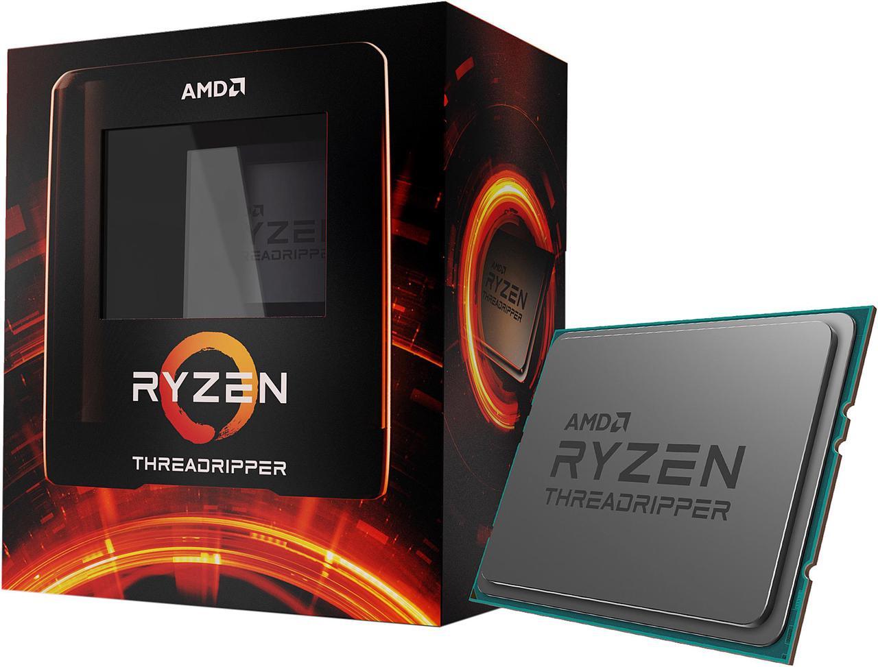 Main image of AMD Ryzen Threadripper 3960X - Ryzen Threadripper 3rd Gen 24-Core 3.8 GHz Socket sTRX4 280W Desktop CPU Processor - 100-100000010WOF
