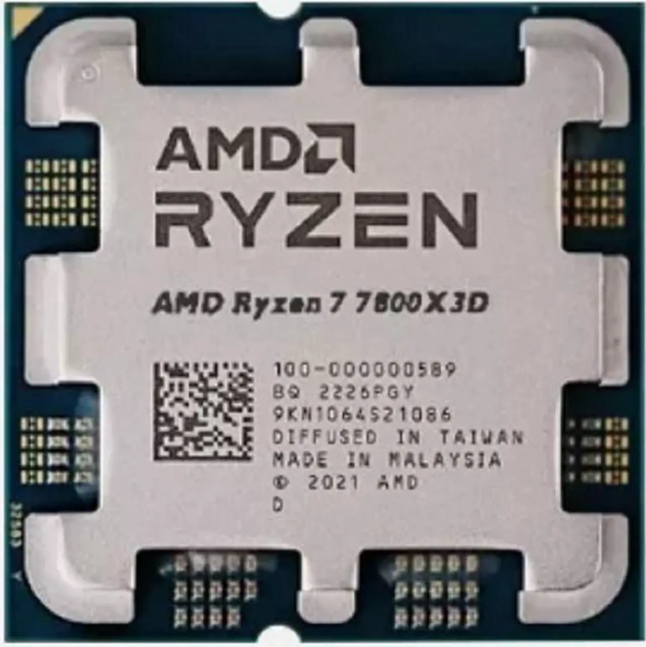 Main image of AMD Ryzen 7 7800X3D - Ryzen 7 7000 Series Zen 4 8-Core 4.2 GHz - Socket AM5 120W - AMD Radeon Graphics Desktop Processor - 100-100000910WOF