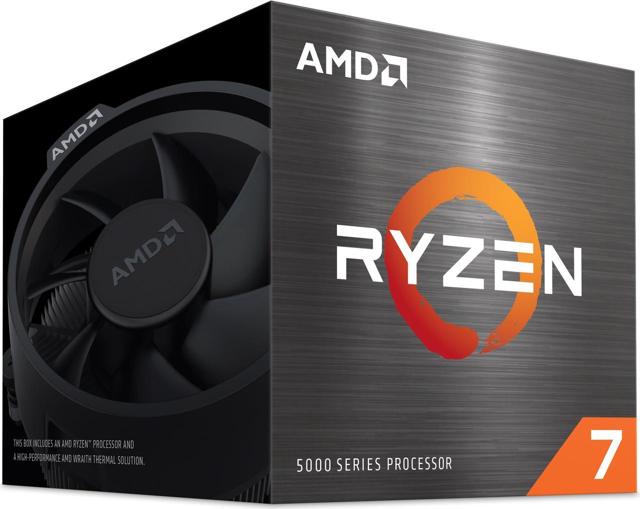 AMD Ryzen 7 5700 - Ryzen 7 5000 Series 8-Core 3.7 GHz Socket AM4 65W None Integrated Graphics Processor - 100-100000743BOX