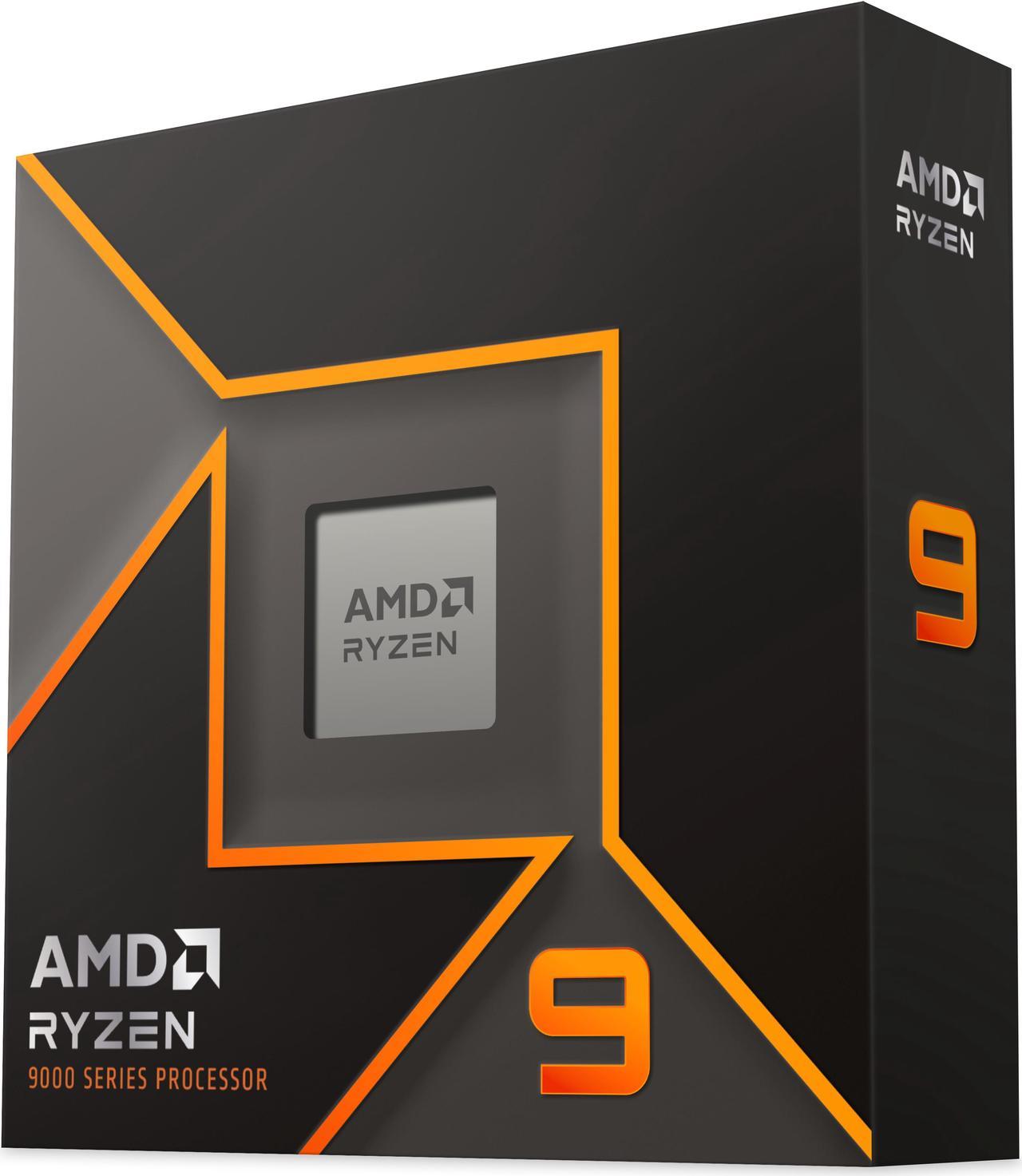 AMD Ryzen 9 9900X - Ryzen 9 9000 Series Granite Ridge (Zen 5) 12-Core 4.4 GHz - Socket AM5 120W - Radeon Graphics Processor - 100-100000662WOF