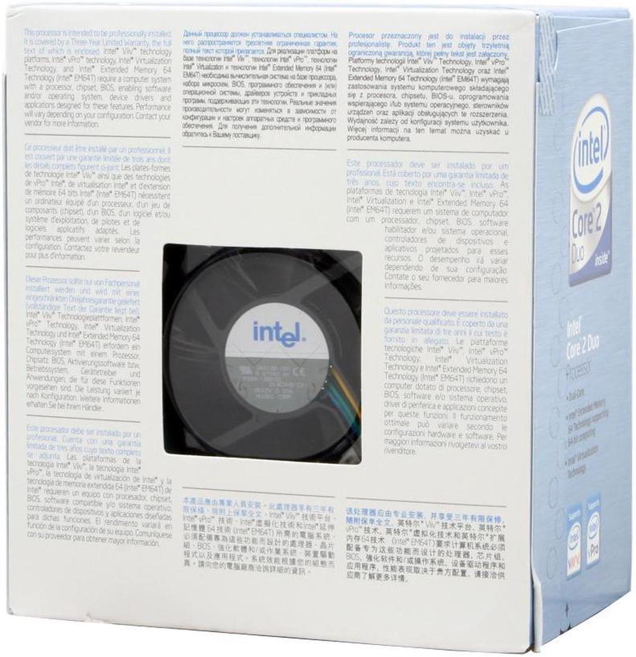 Alt view image 2 of 2 - Intel Core 2 Duo E6600 - Core 2 Duo Conroe Dual-Core 2.4 GHz LGA 775 65W Processor - BX80557E6600