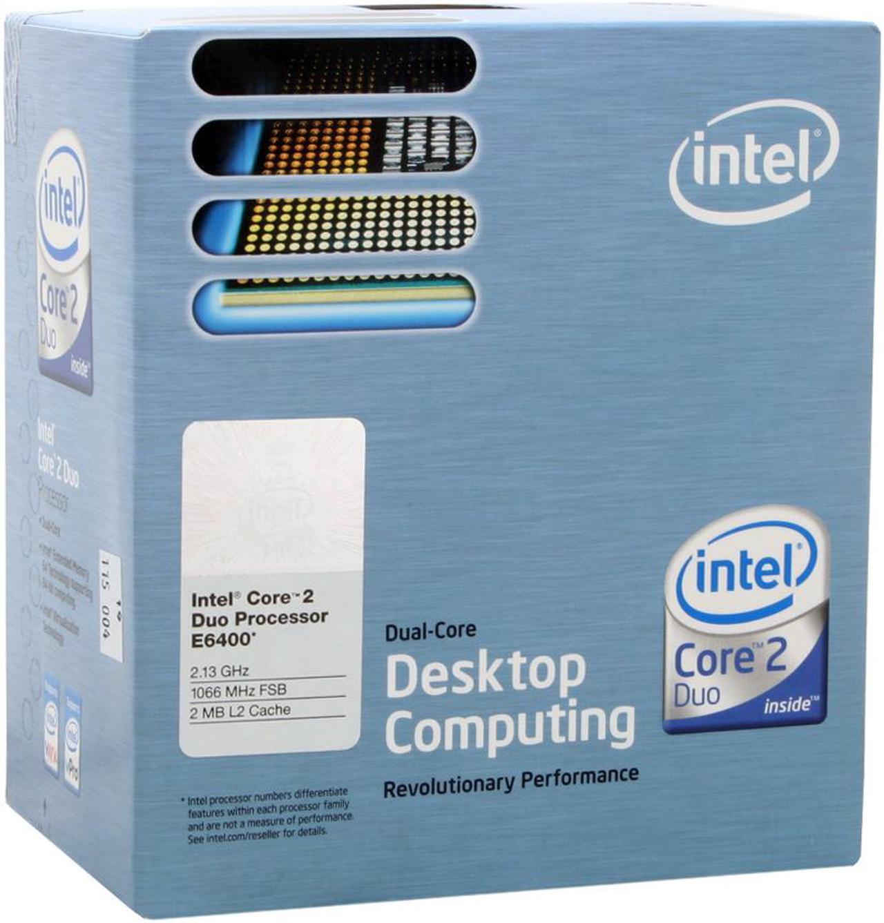 Main image of Intel Core 2 Duo E6400 - Core 2 Duo Conroe Dual-Core 2.13 GHz LGA 775 65W Processor - BX80557E6400