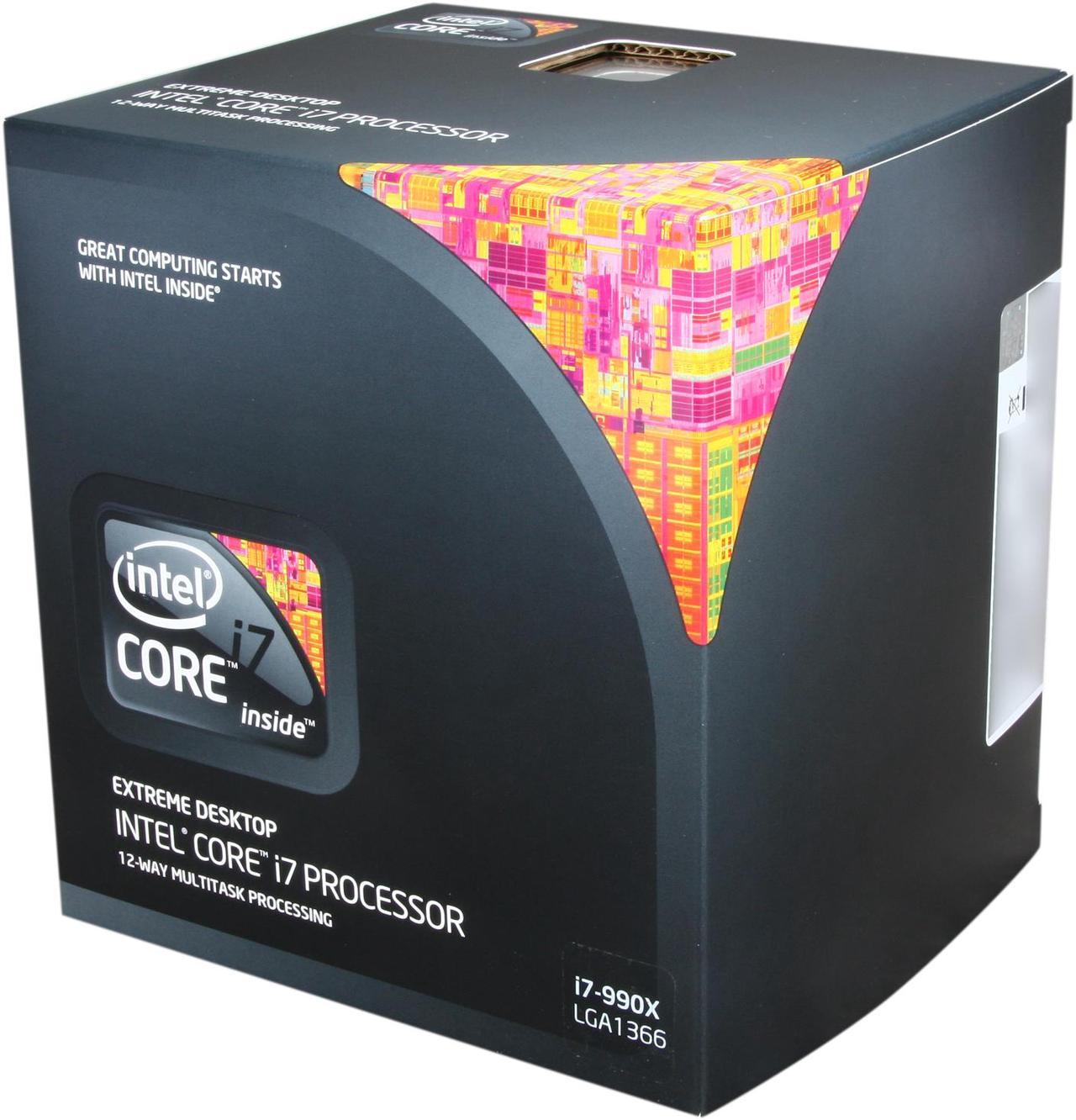 Intel Core i7-990X Extreme Edition - Core i7 Extreme Edition Gulftown 6-Core 3.46 GHz LGA 1366 130W Desktop Processor - BX80613I7990X