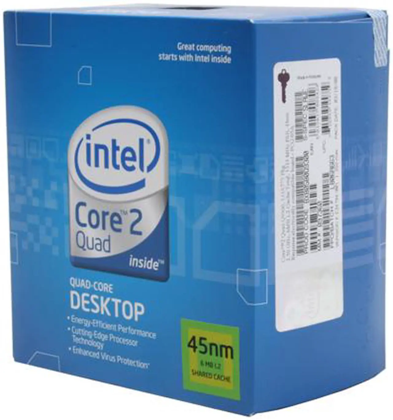Main image of Intel Core2 Quad Q9400 - Core 2 Quad Quad-Core 2.66 GHz LGA 775 95W Processor - BX80580Q9400