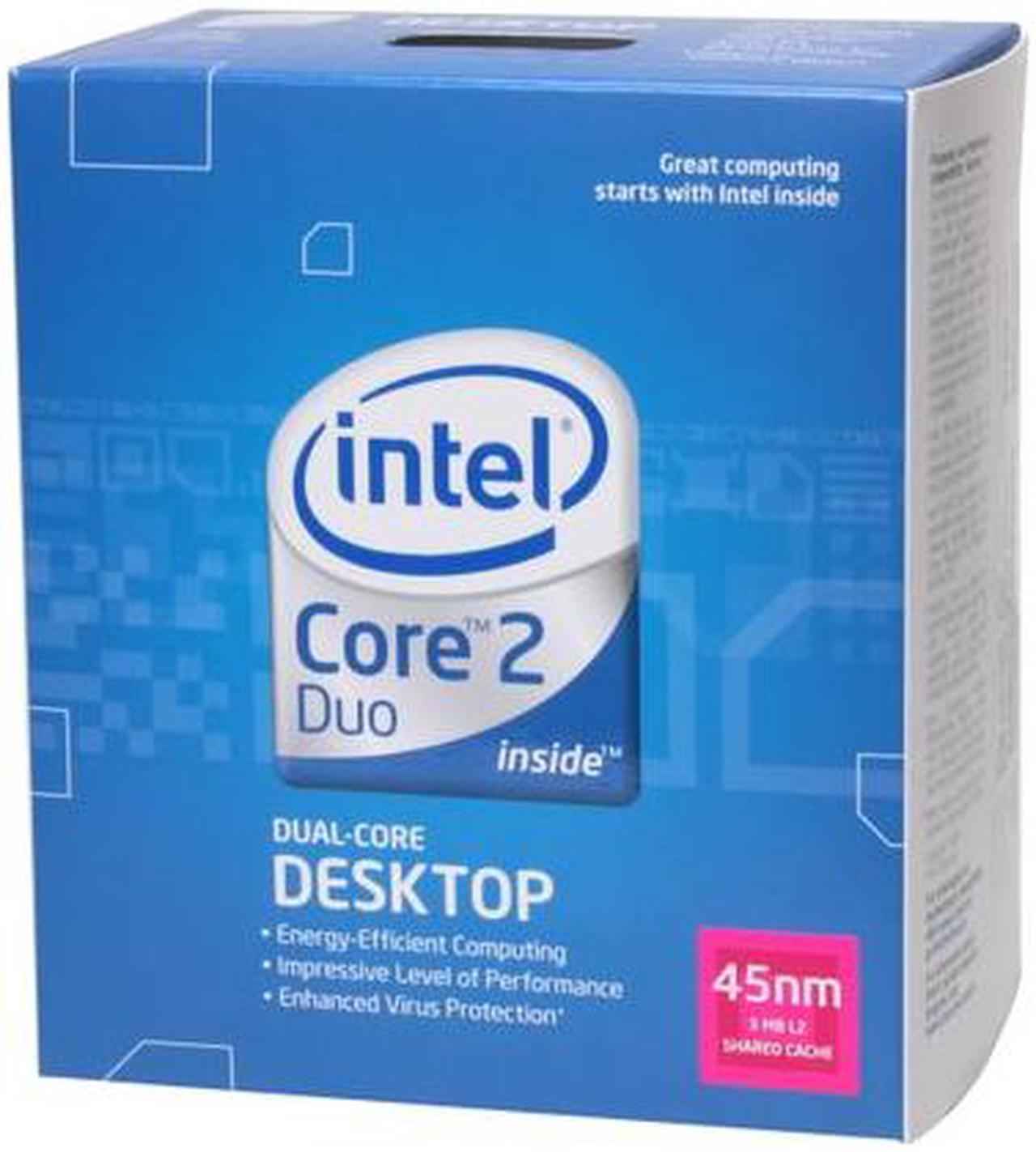 Main image of Intel Core 2 Duo E7400 - Core 2 Duo Wolfdale Dual-Core 2.8 GHz LGA 775 65W Desktop Processor - BX80571E7400