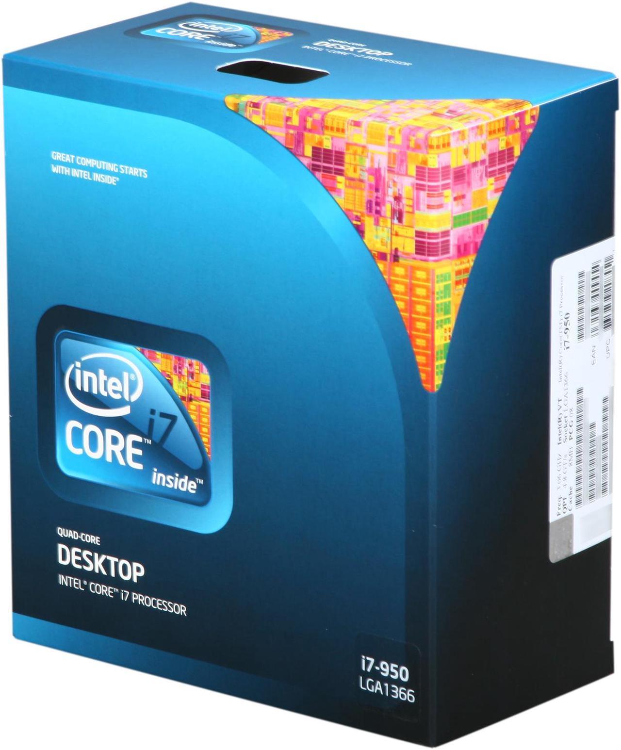 Intel Core i7-950 - Core i7 Bloomfield Quad-Core 3.06 GHz LGA 1366 130W Processor - BX80601950