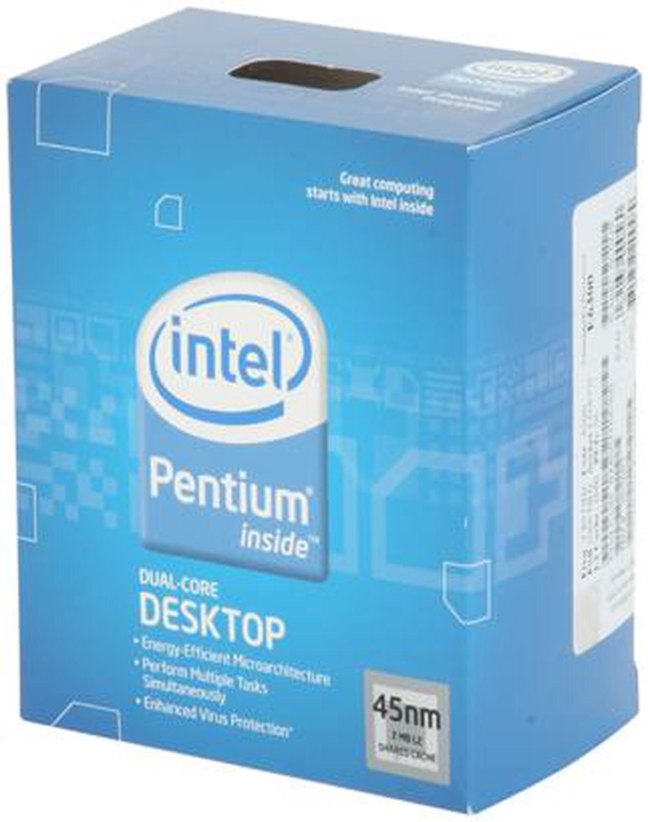 Main image of Intel Pentium E6300 - Pentium Wolfdale Dual-Core 2.8 GHz LGA 775 65W Processor - BX80571E6300