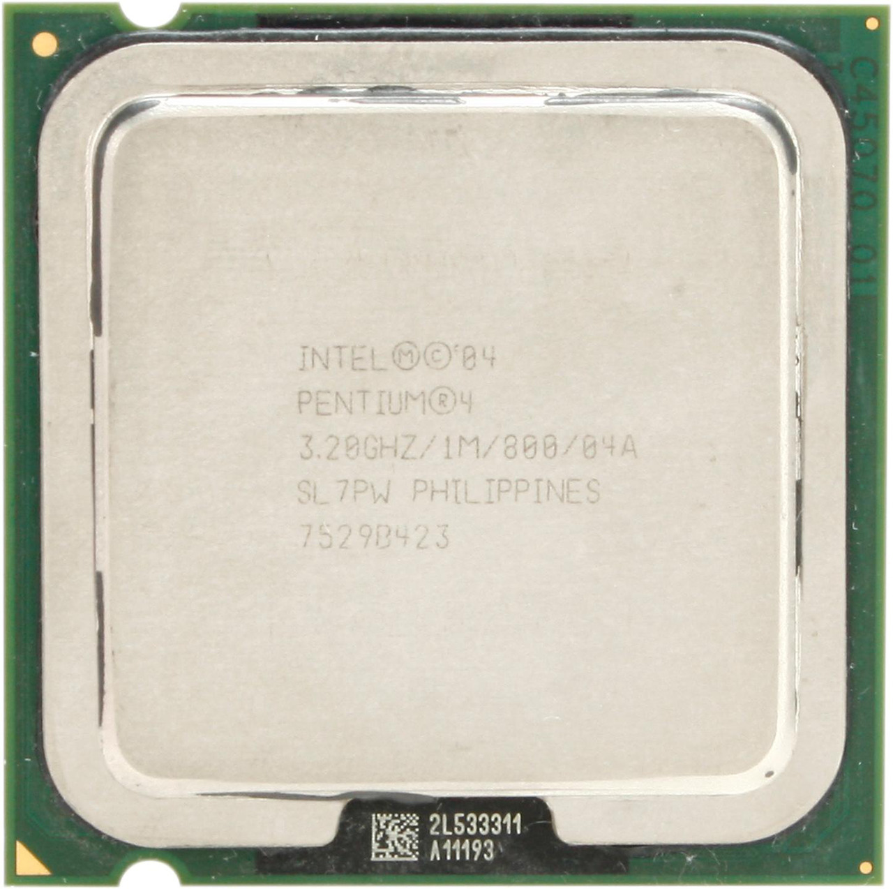Processeur Intel Pentium 4 3.20 GHz - Socket 775, Ref SL7PW - Occasion Testé