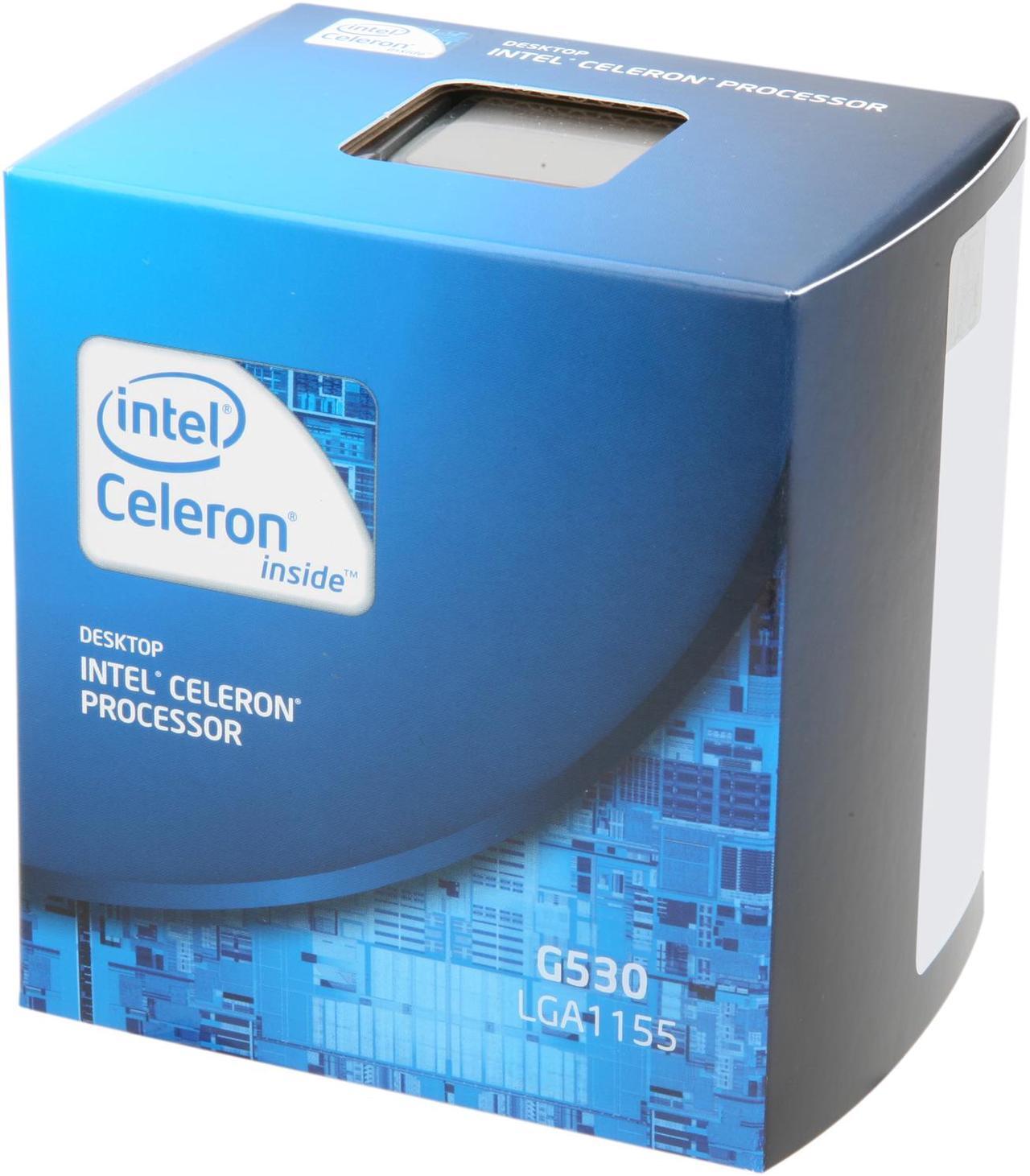 Main image of Intel Celeron G530 - Celeron Sandy Bridge Dual-Core 2.4 GHz LGA 1155 65W Intel HD Graphics Desktop Processor - BX80623G530