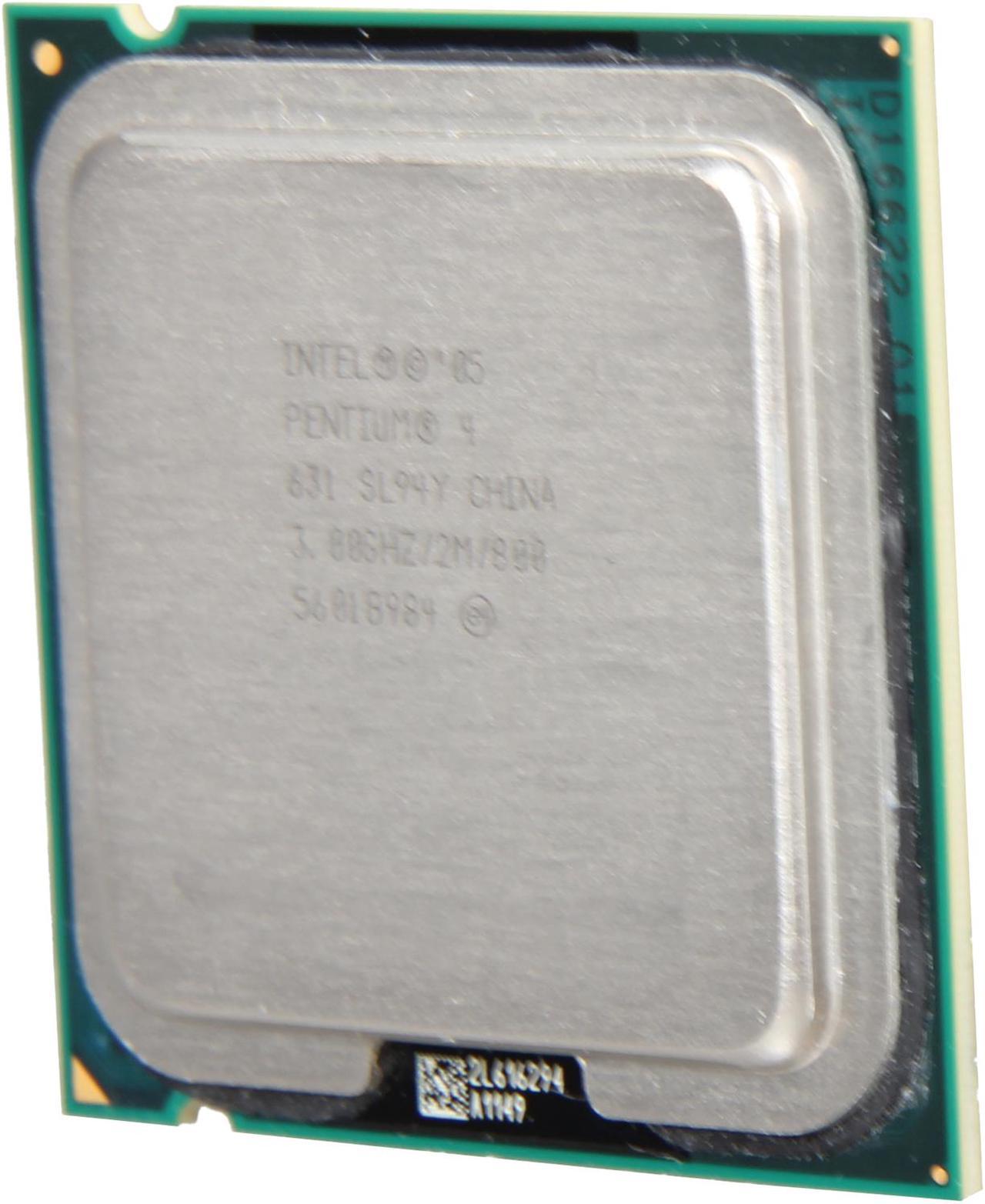 Intel Pentium 4 631 - Pentium 4 Cedar Mill Single-Core 3.0 GHz LGA 775 Desktop Processor - P4631300775-R