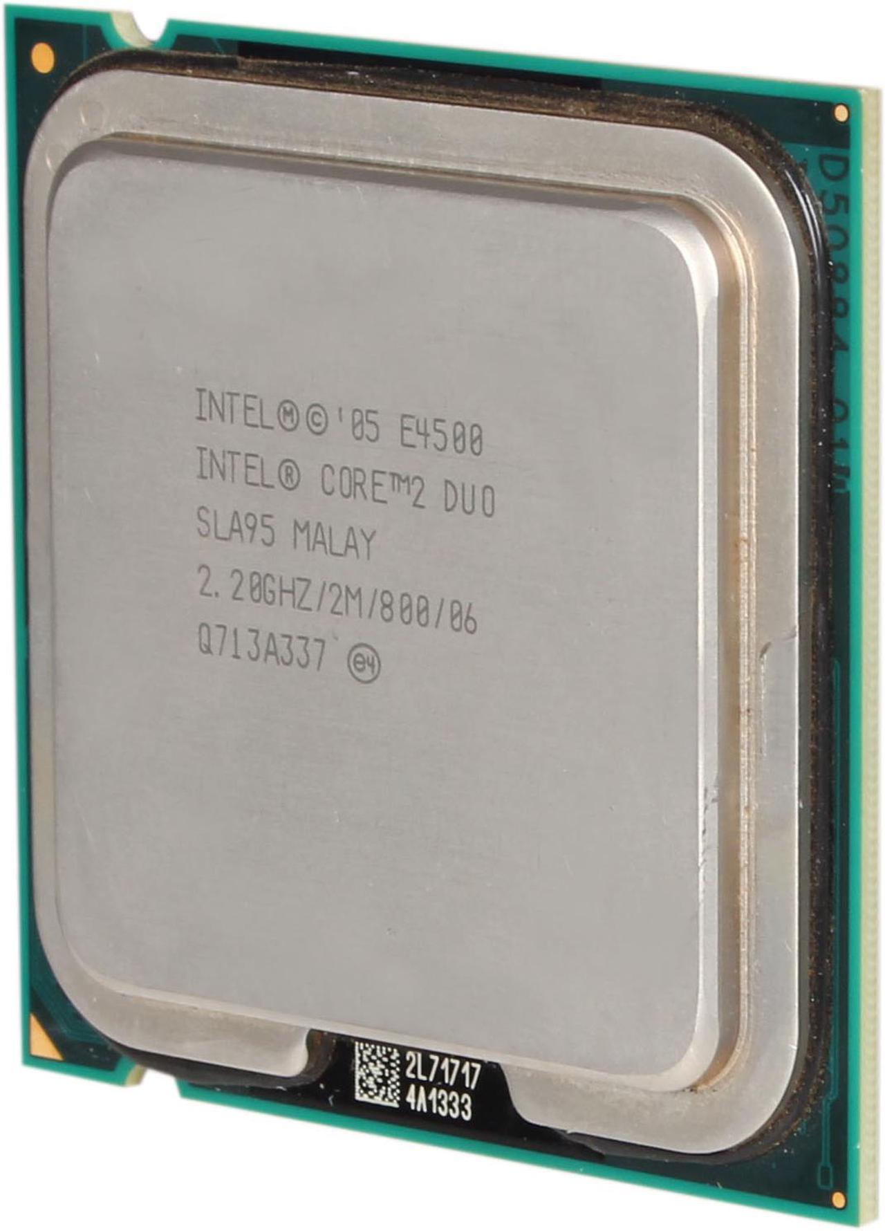 Intel Core 2 Duo E4500 - Core 2 Duo Allendale Dual-Core 2.2 GHz LGA 775 65W Desktop Processor - E4500 (SLA95)