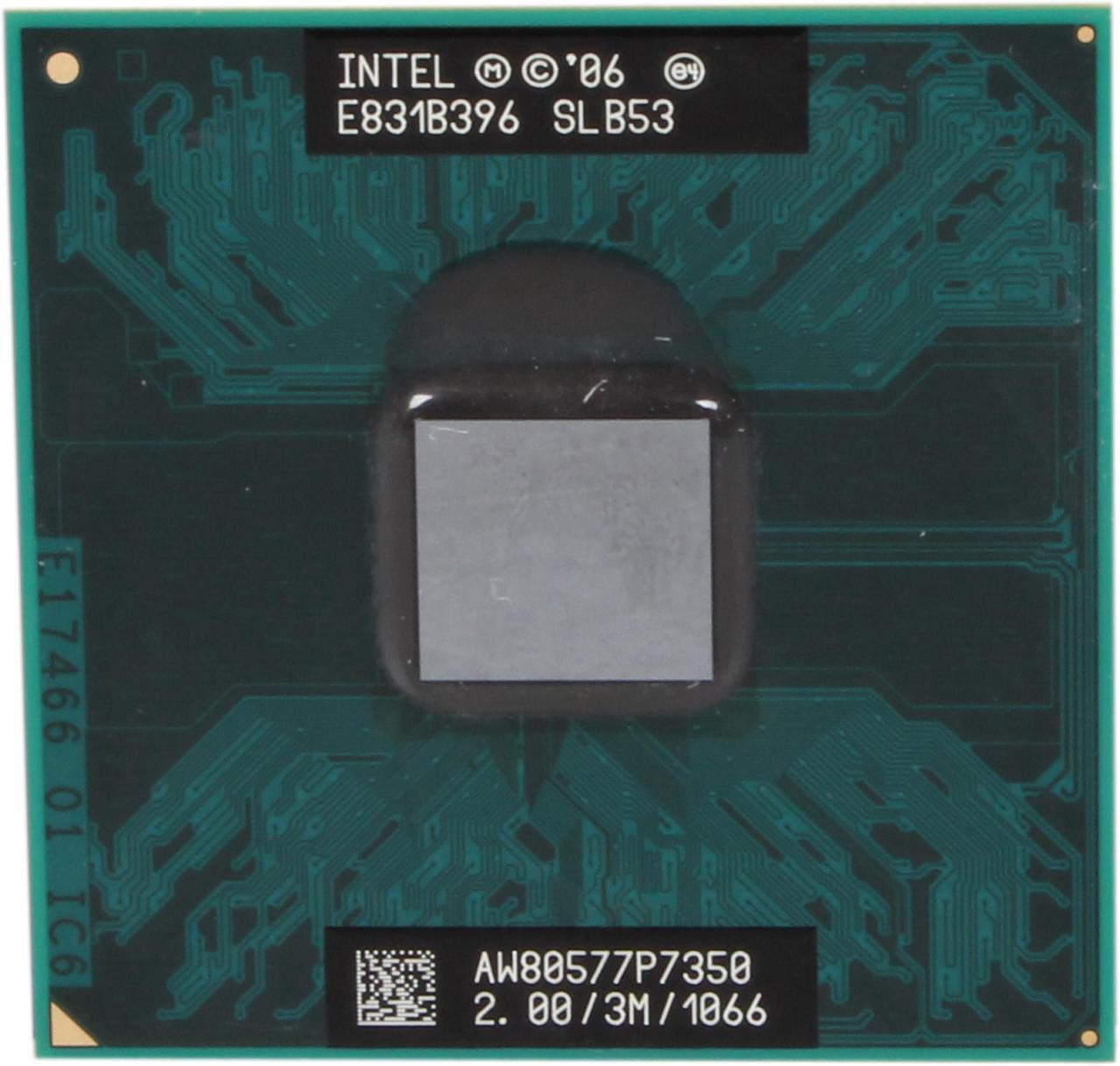 Alt view image 2 of 4 - Intel Core 2 Duo P7350 Penryn 2.0 GHz 3MB L2 Cache Socket P 25W Dual-Core P7350 (SLB53) Mobile Processor
