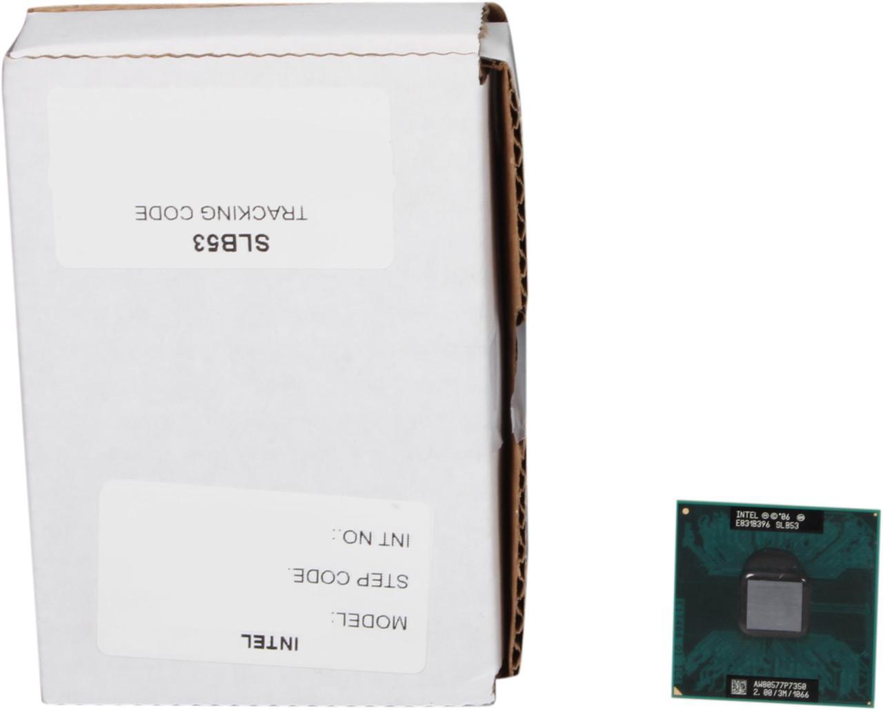 Alt view image 4 of 4 - Intel Core 2 Duo P7350 Penryn 2.0 GHz 3MB L2 Cache Socket P 25W Dual-Core P7350 (SLB53) Mobile Processor