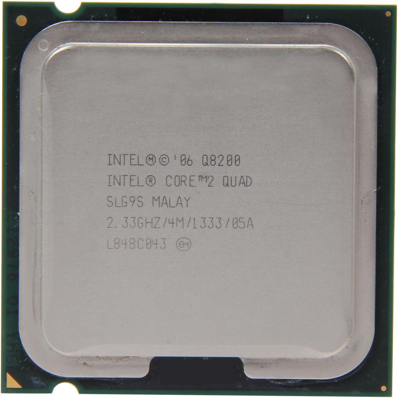 Intel Core 2 Quad Q8200 - Core 2 Quad Quad-Core 2.33 GHz LGA 775 95W Desktop Processor - SLG9S