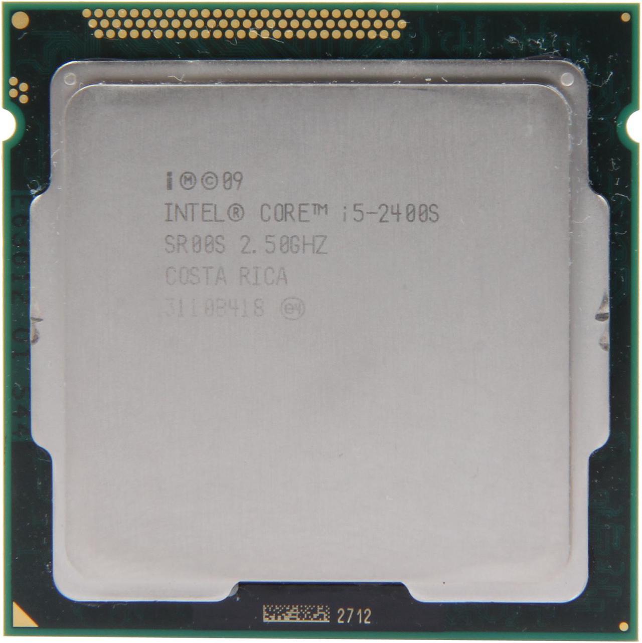 Intel Core i5-2400S - Core i5 2nd Gen Sandy Bridge Quad-Core 2.5GHz (3.3GHz Turbo Boost) LGA 1155 65W Intel HD Graphics 2000 Desktop Processor - SR00S