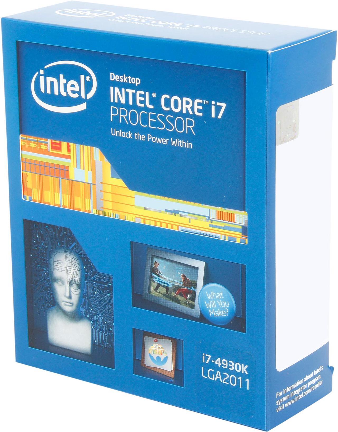 Main image of Intel Core i7-4930K - Core i7 4th Gen Ivy Bridge-E 6-Core 3.4 GHz LGA 2011 130W Desktop Processor - BX80633i74930K