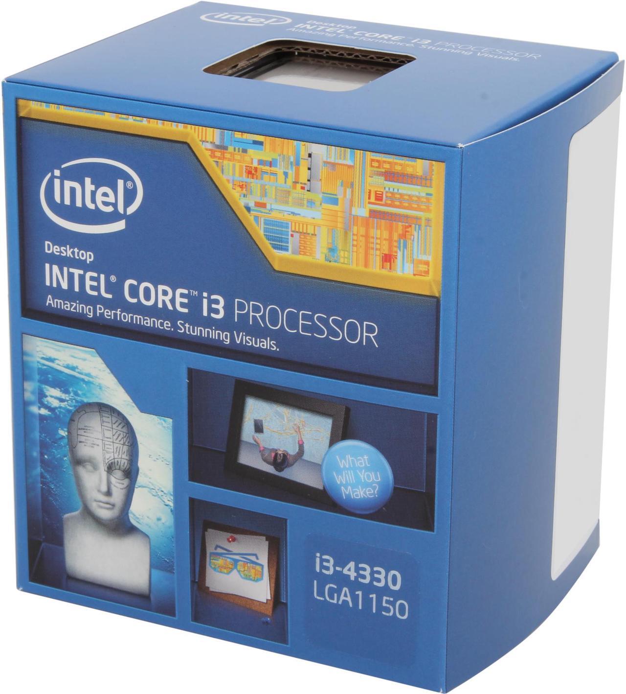 Main image of Intel Core i3-4330 - Core i3 4th Gen Haswell Dual-Core 3.5 GHz LGA 1150 54W Intel HD Graphics 4600 Desktop Processor - BX80646I34330