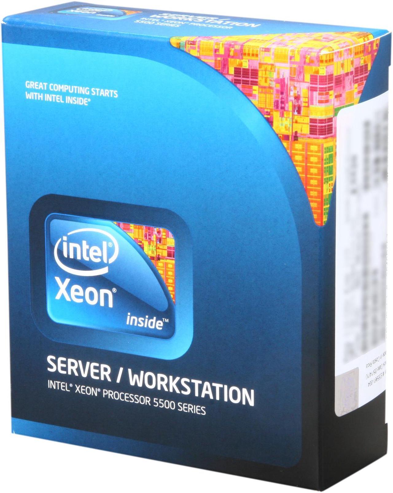 Main image of Intel Xeon E5520 Nehalem 2.26 GHz 4 x 256KB L2 Cache 8MB L3 Cache LGA 1366 80W BX80602E5520 Server Processor