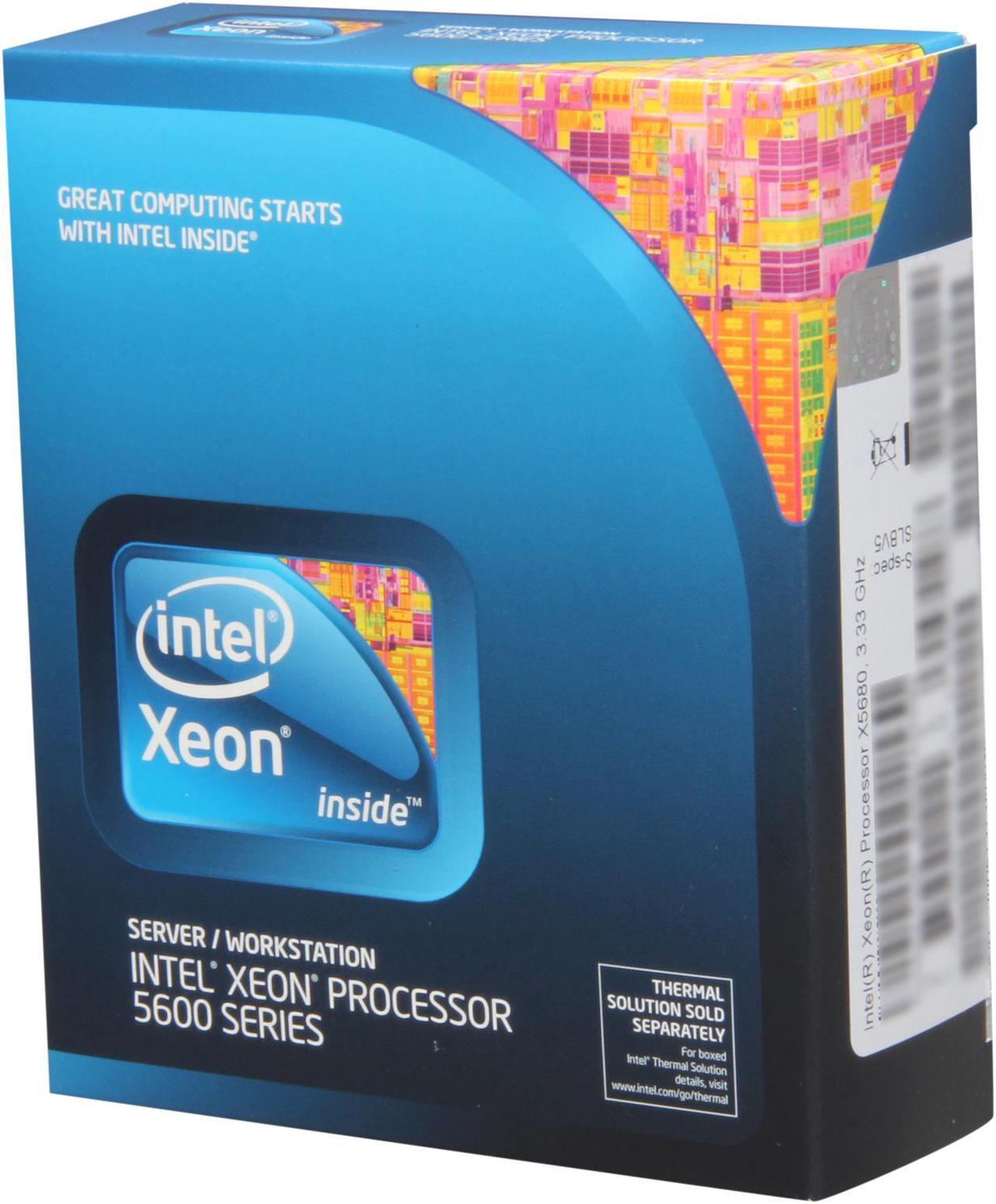 Intel Xeon X5680 Westmere 12MB L3 Cache LGA 1366 130W BX80614X5680 Server Processor