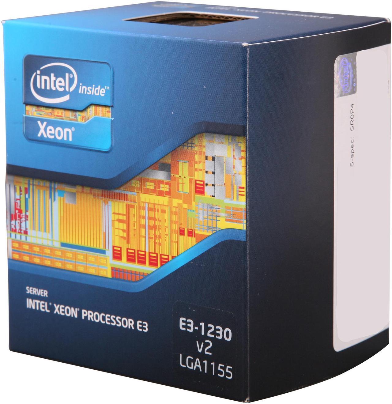 Intel Xeon E3-1230 V2 Ivy Bridge 3.3GHz (3.7GHz Turbo) 4 x 256KB L2 Cache 8MB L3 Cache LGA 1155 69W BX80637E31230V2 Server Processor