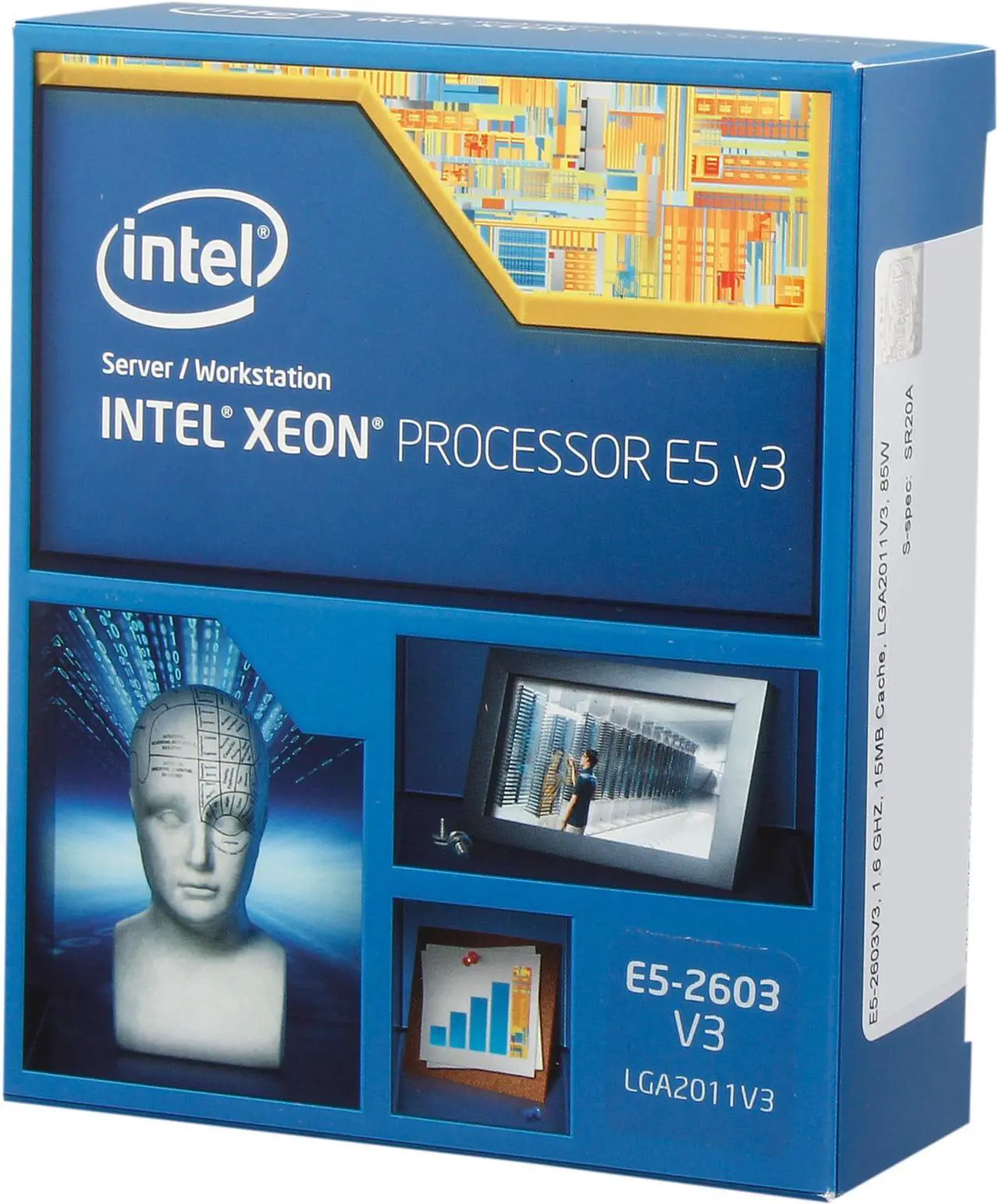 Intel Xeon E5-2603 v3 1.6 GHz LGA 2011-3 85W BX80644E52603V3 Server ...