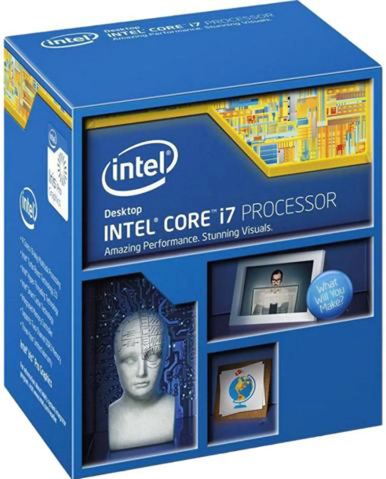 Main image of Intel Core i7 5th Gen - Core i7-5775C Broadwell Quad-Core 3.3GHz LGA 1150 65W BX80658I75775C Desktop Processor
