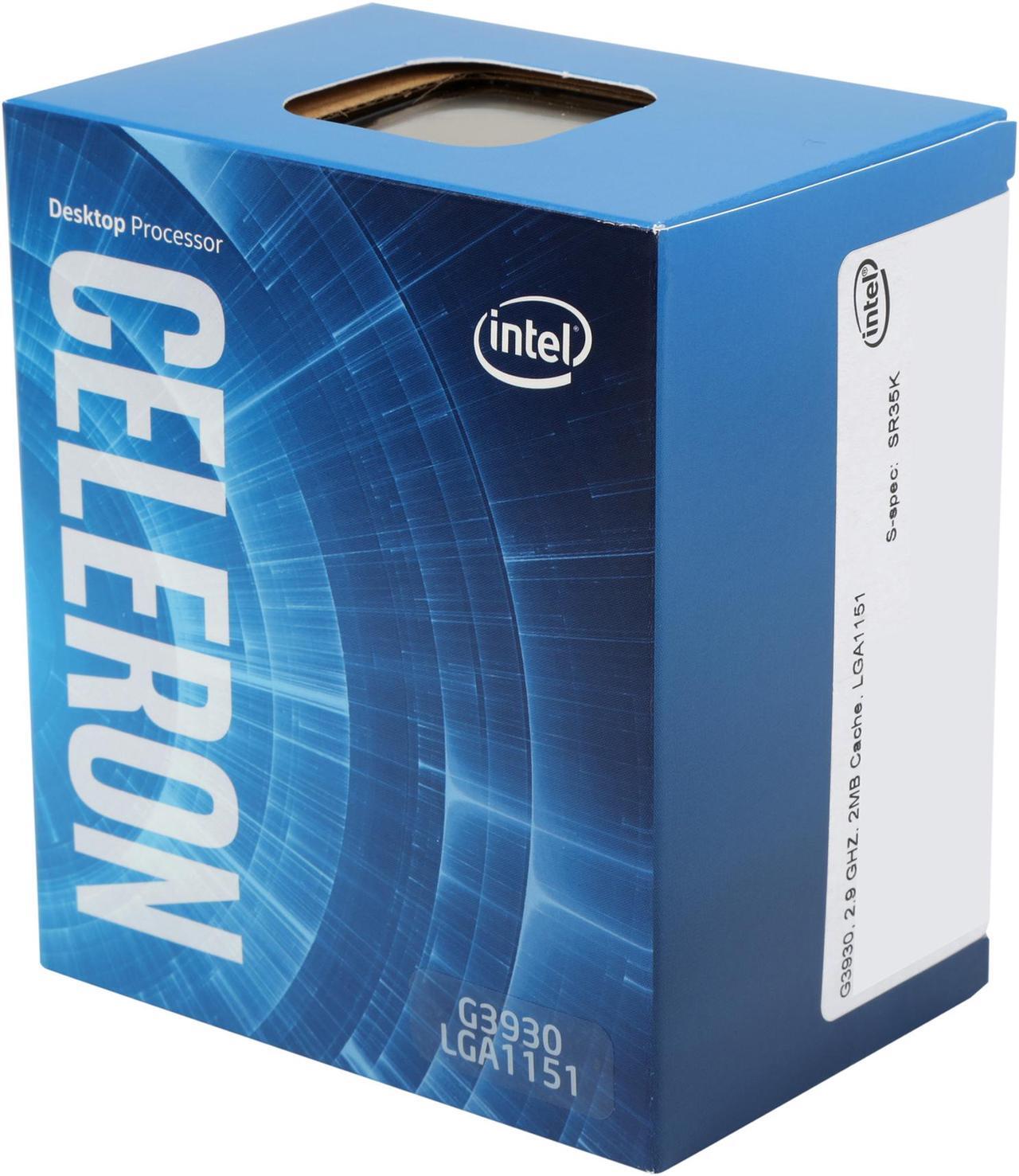 Main image of Intel Celeron G3930 - Celeron Kaby Lake Dual-Core 2.9 GHz LGA 1151 51W Intel HD Graphics 610 Desktop CPU Processor - BX80677G3930