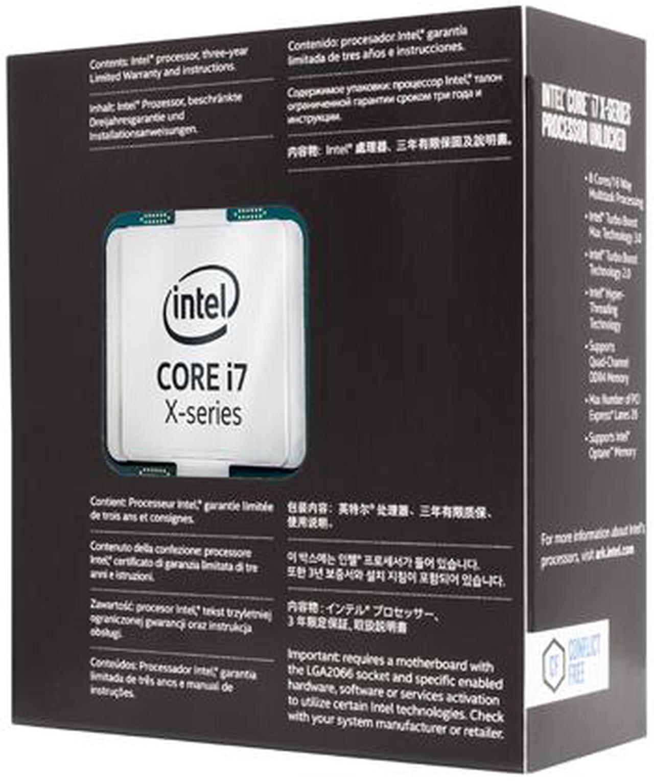 Alt view image 4 of 4 - Intel Core i7 X-Series - Core i7-7800X Skylake-X 6-Core 3.5 GHz LGA 2066 140W BX80673I77800X Desktop Processor