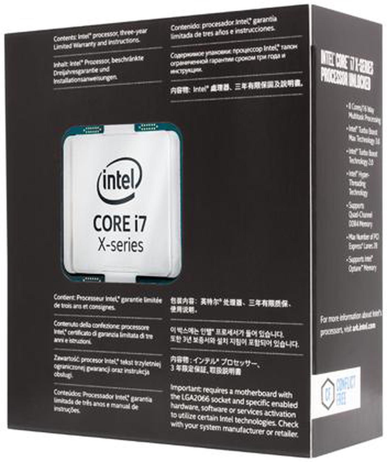 Alt view image 4 of 4 - Intel Core i7 X-Series - Core i7-7820X Skylake-X 8-Core 3.6 GHz LGA 2066 140W BX80673I77820X Desktop Processor