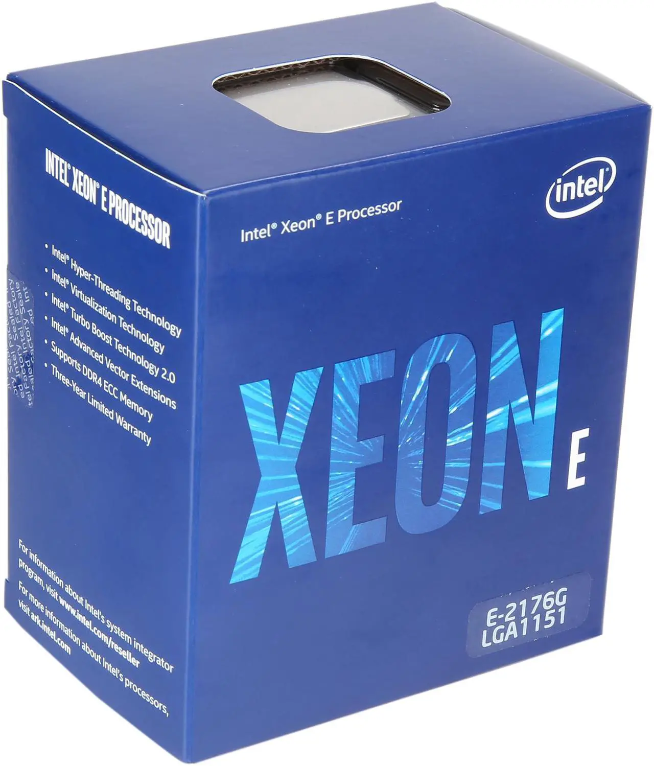 Alt view image 2 of 2 - Intel Xeon E-2176G Coffee Lake 3.7 GHz LGA 1151 80W BX80684E2176G Server Processor Intel UHD Graphics P630