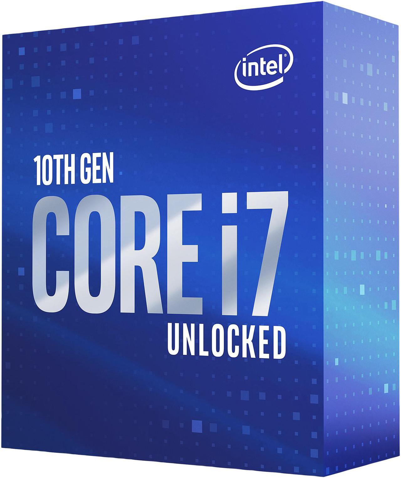 Intel Core i7 10th Gen - Core i7-10700K Comet Lake 8-Core 3.8 GHz LGA 1200 125W Desktop Processor w/ Intel UHD Graphics 630