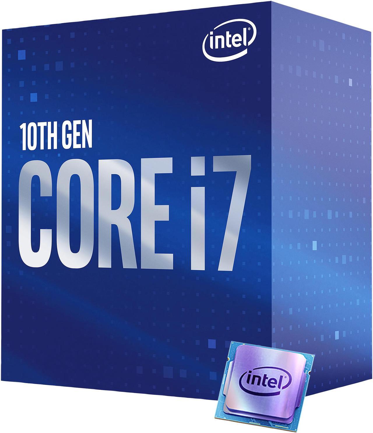 Intel Core i7-10700 - Core i7 10th Gen Comet Lake 8-Core 2.9 GHz LGA 1200 65W Intel UHD Graphics 630 Desktop Processor - BX8070110700