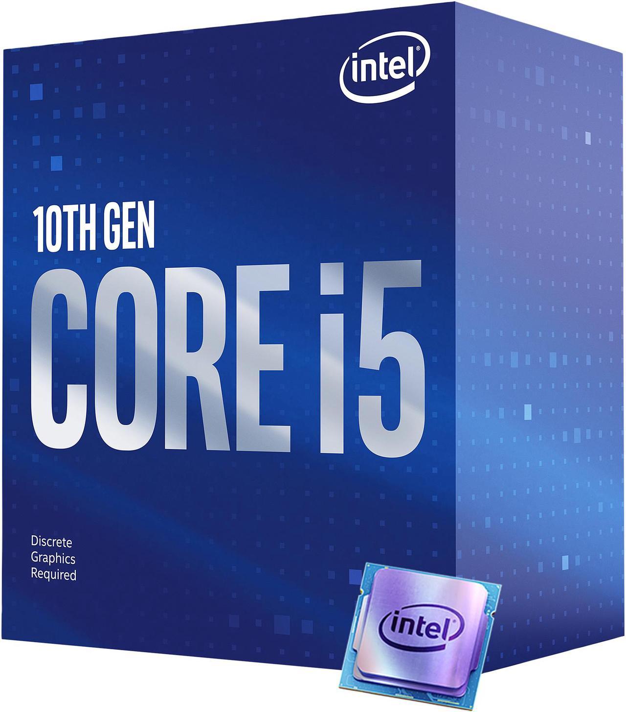 Intel Core i5-10400F - Core i5 10th Gen Comet Lake 6-Core 2.9 GHz LGA 1200 65W None Integrated Graphics Desktop Processor - BX8070110400F