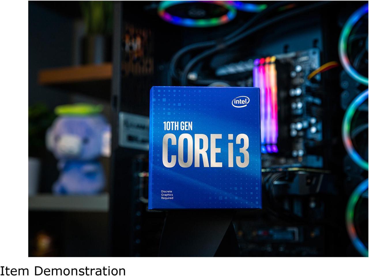 Alt view image 6 of 6 - Intel Core i3-10100F - Core i3 10th Gen Comet Lake Quad-Core 3.6 GHz LGA 1200 65W None Integrated Graphics Desktop CPU Processor - BX8070110100F