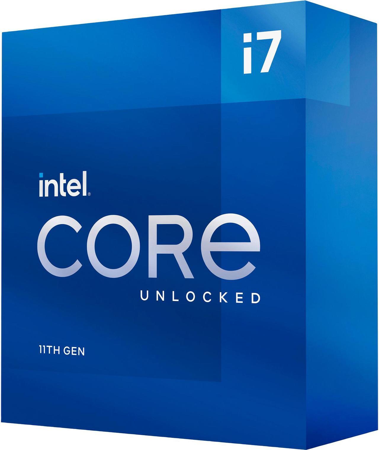 Intel Core i7-11700K - Core i7 11th Gen Rocket Lake 8-Core 3.6 GHz LGA 1200 125W Intel UHD Graphics 750 Desktop Processor - BX8070811700K