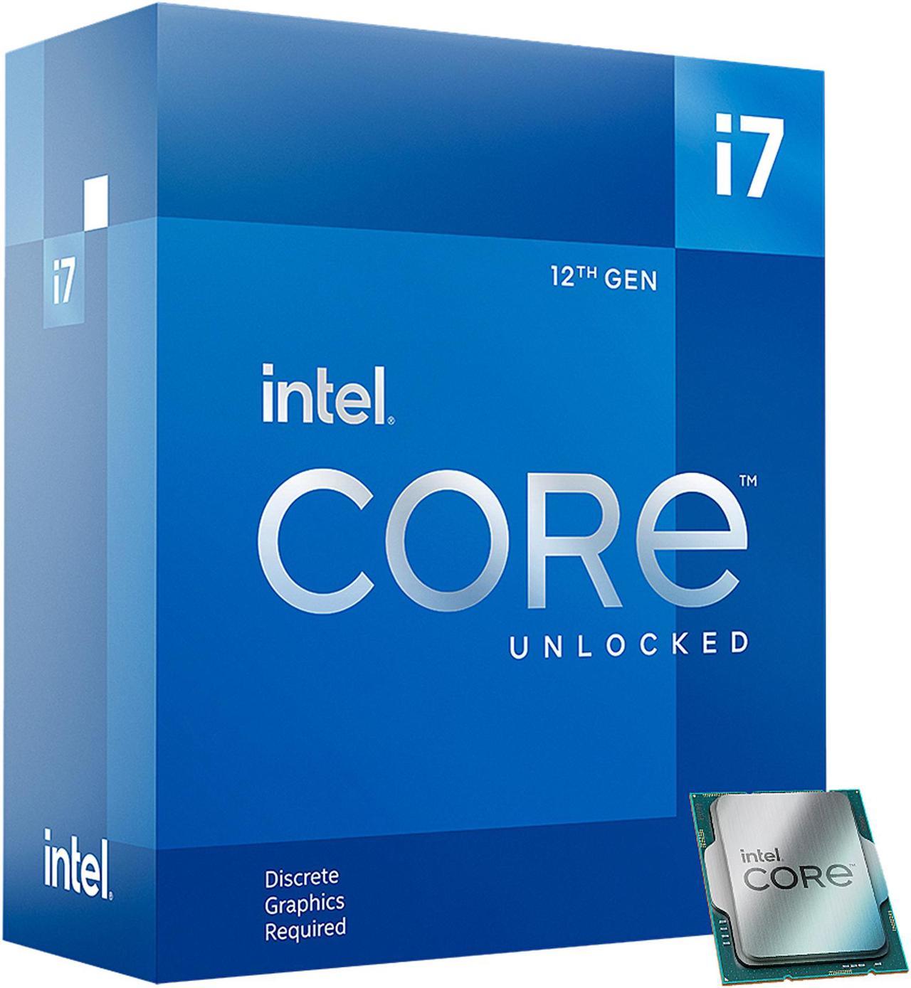 Intel Core i7-12700KF - Core i7 12th Gen Alder Lake 12-Core (8P+4E) 3.6 GHz LGA 1700 125W Desktop Processor - BX8071512700KF