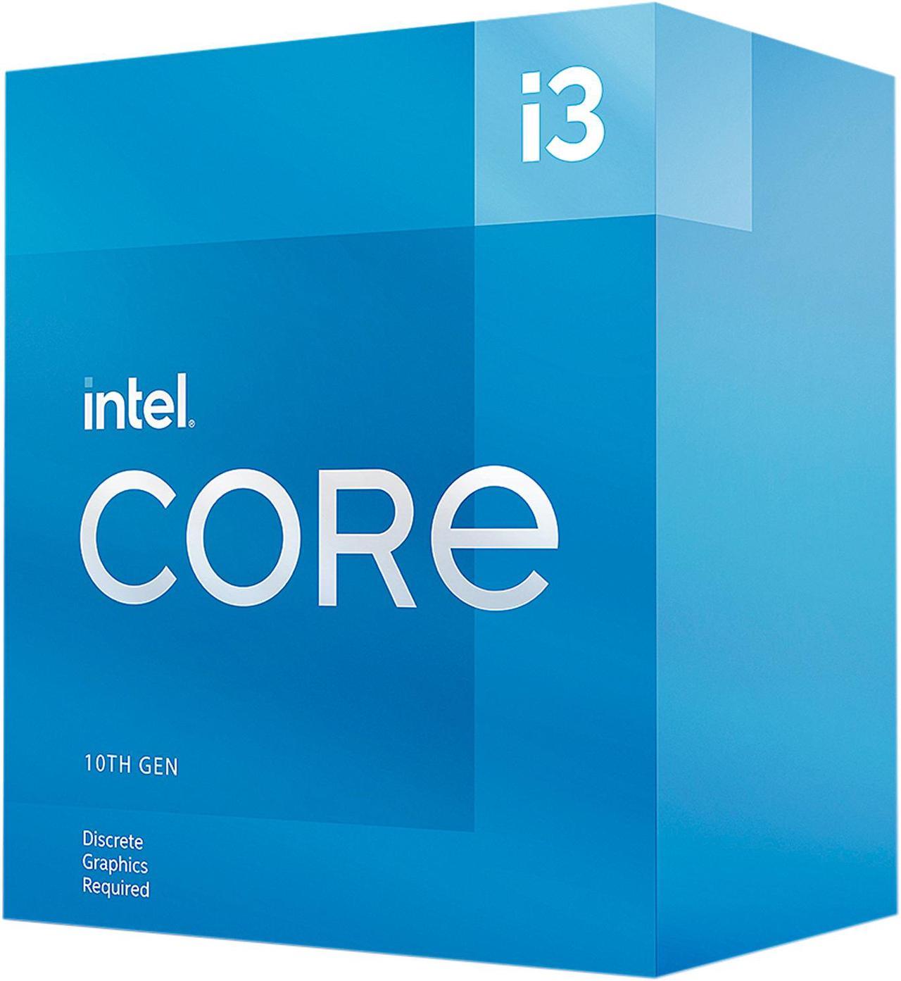 Intel Core i3-10105F - Core i3 10th Gen Comet Lake Quad-Core 3.7 GHz LGA 1200 65W None Integrated Graphics Desktop Processor - BX8070110105F