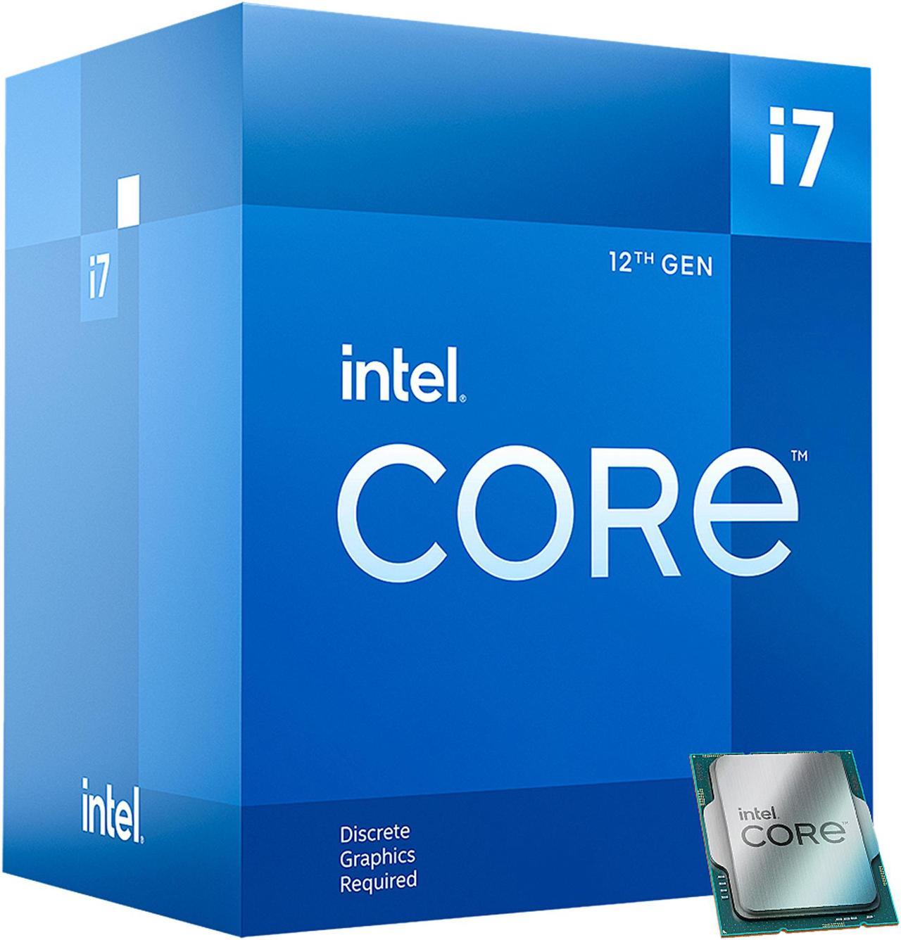 Intel Core i7-12700F - Core i7 12th Gen Alder Lake 12-Core (8P+4E) 2.1 GHz LGA 1700 65W Desktop Processor - BX8071512700F