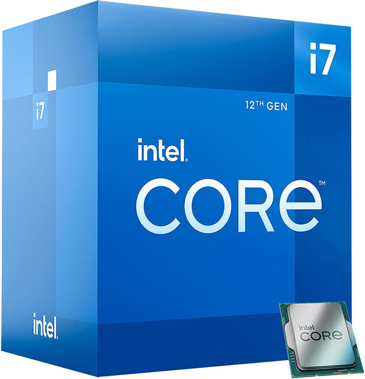 Intel Core i7-12700 - Core i7 12th Gen Alder Lake 12-Core (8P+4E) 2.1 GHz LGA 1700 65W Intel UHD Graphics 770 Desktop Processor - BX8071512700