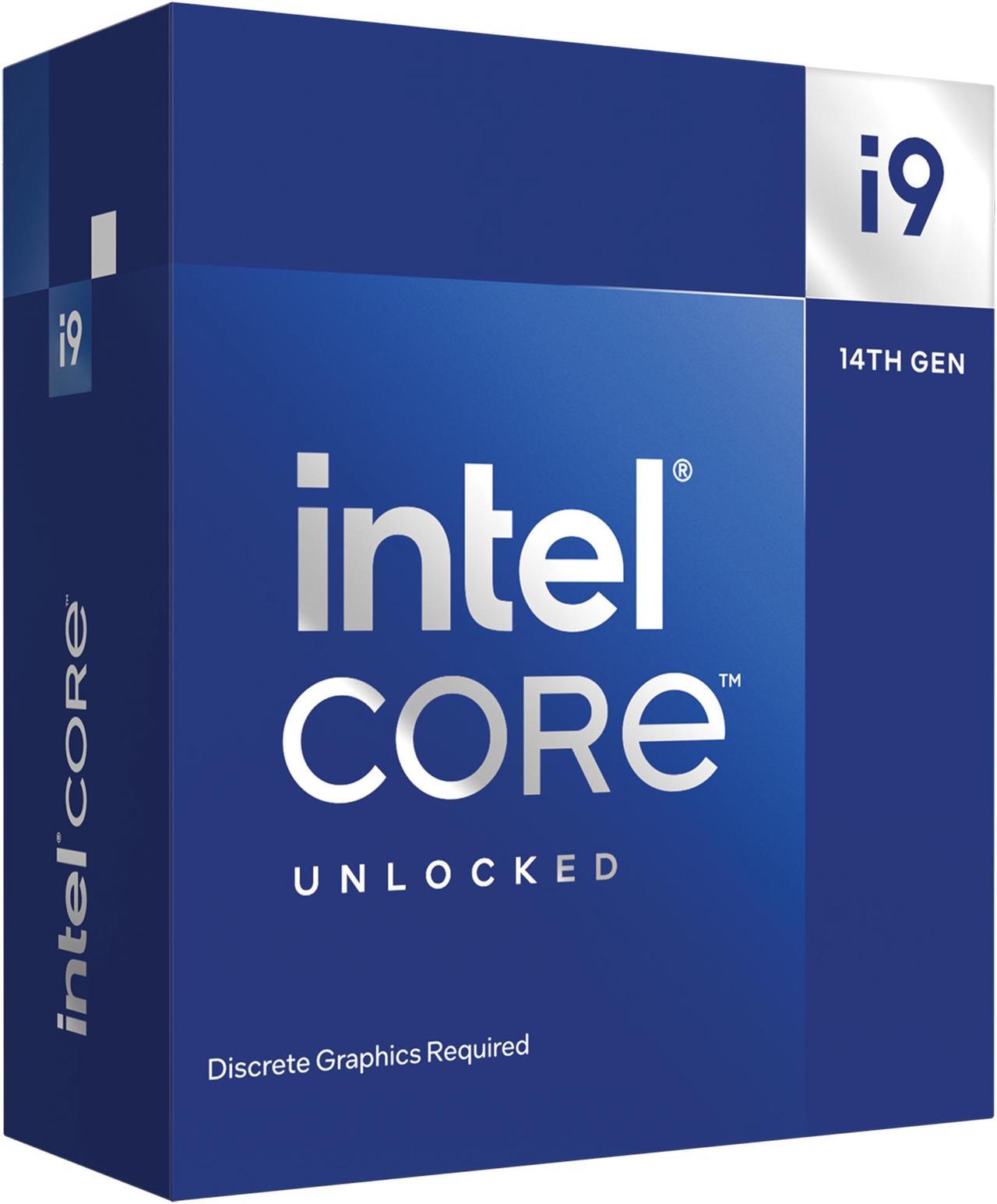 Intel Core i9-14900KF - Core i9 14th Gen 24-Core (8P+16E) LGA 1700 125W None Integrated Graphics Processor - Boxed - BX8071514900KF