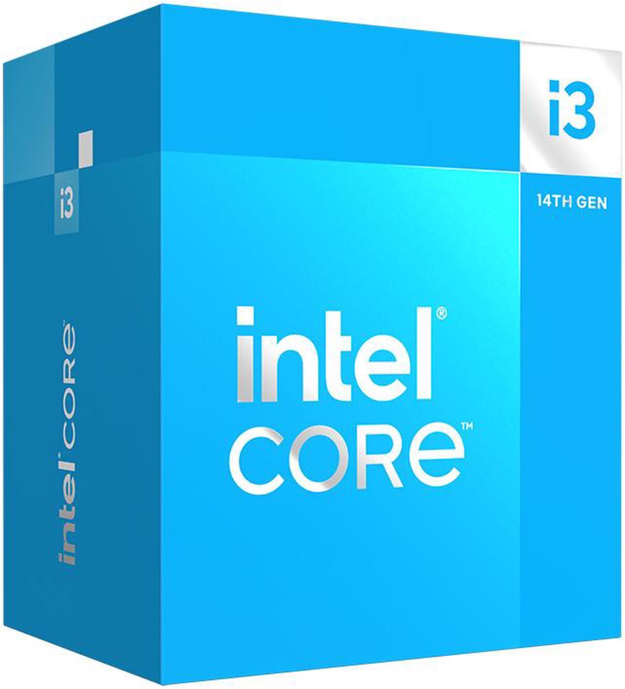 Intel Core i3-14100 - Core i3 14th Gen Raptor Lake 4-Core (4P+0E) LGA 1700 60W Intel UHD Graphics 730 Processor - BX8071514100